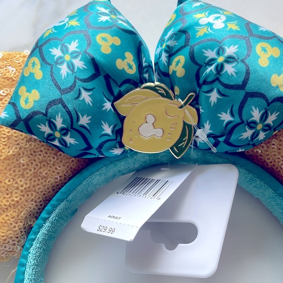 NEW Disney Minnie Ear Headband - Epcot Italy Limoncello Saluti! - Picture 3 of 5